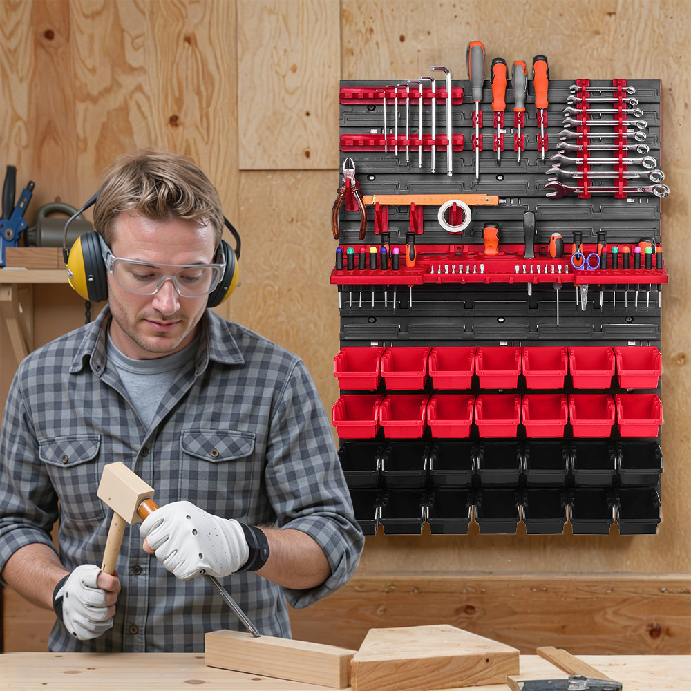 Workshop Tools Shelf - رف تخزين أدوات للحائط، رف أدوات