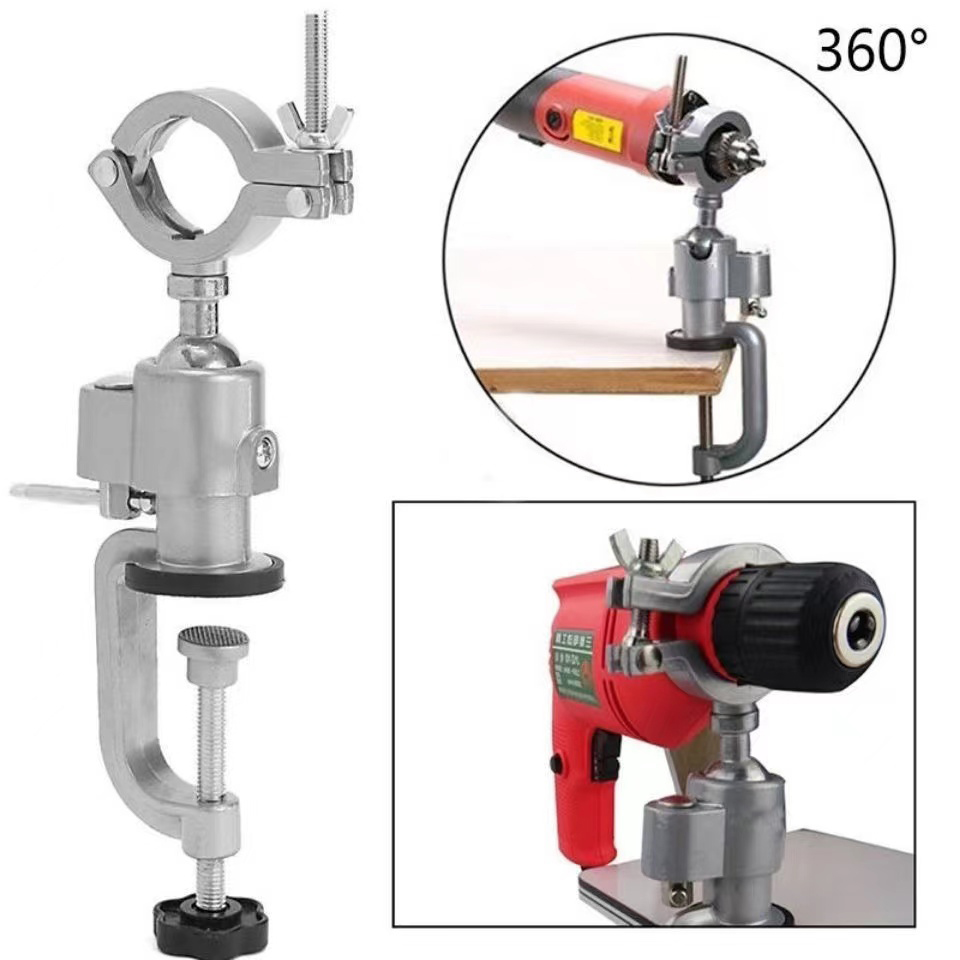 Drill Press Bench - 360 ° الجدول قطب ملزمة النجارة