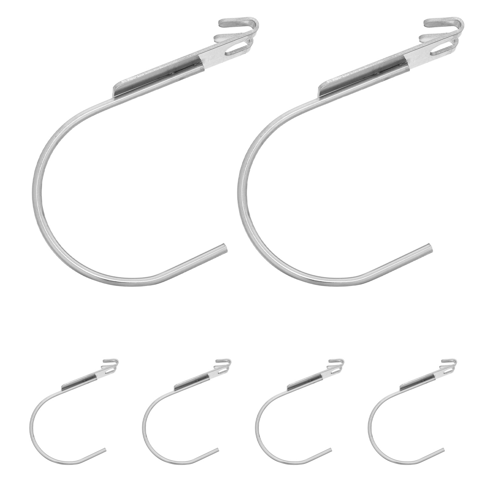 Workshop Tools Shelf - 6 قطع من خطافات اللوح المثقب