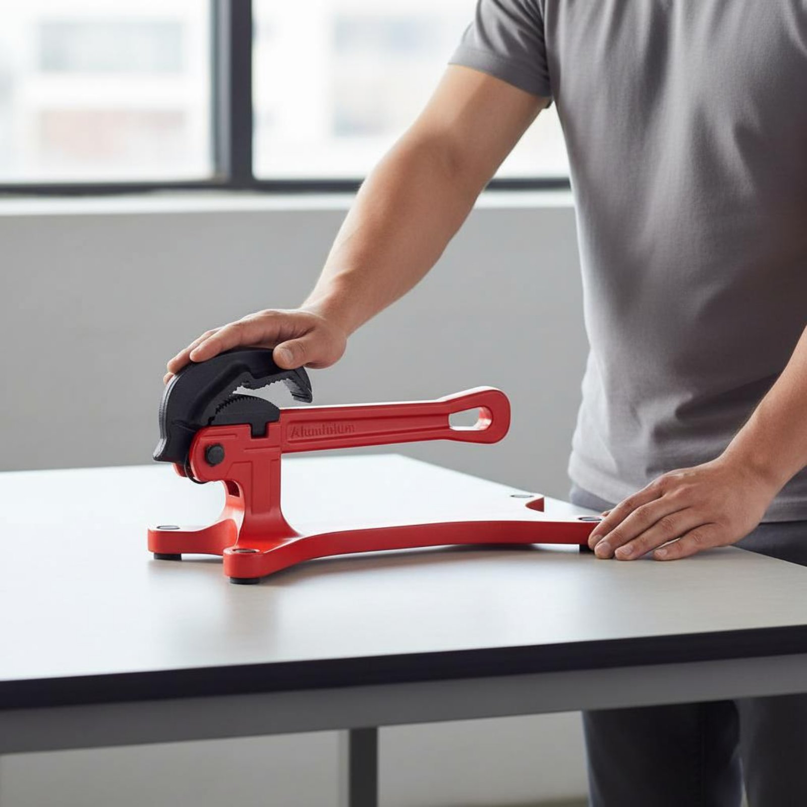 Tools In The Workshop - مفتاح أنابيب ذاتي القفل محمول وقابل