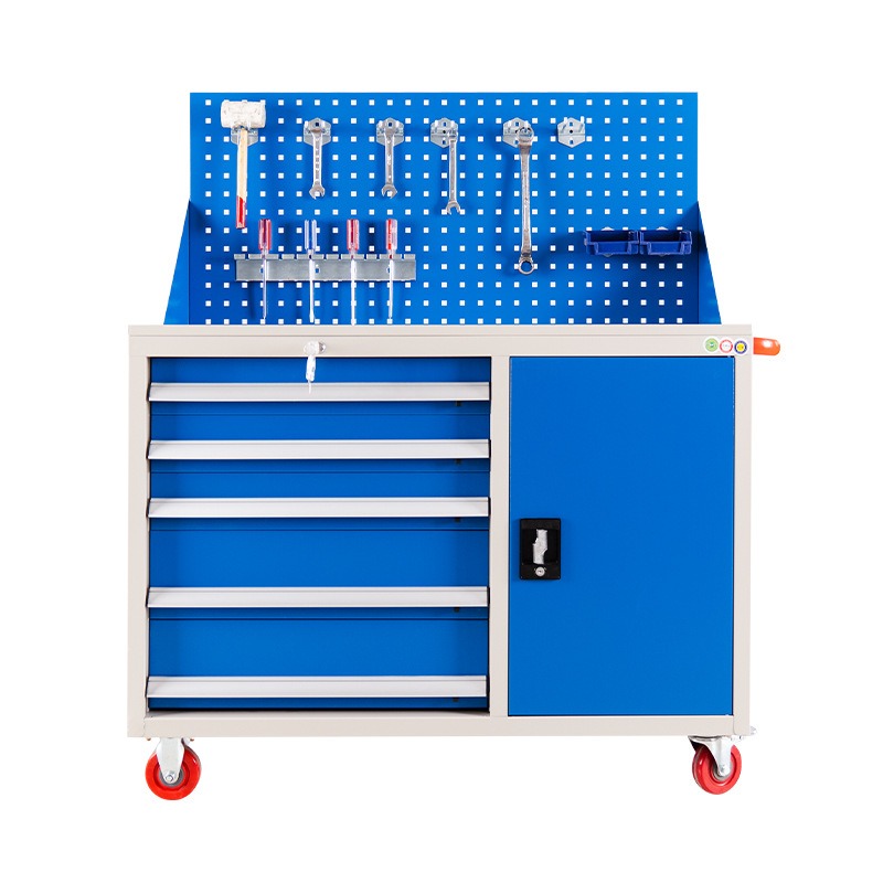 Workshop Tools Shelf - خزانة أدوات صناعية متعددة الأدراج مع