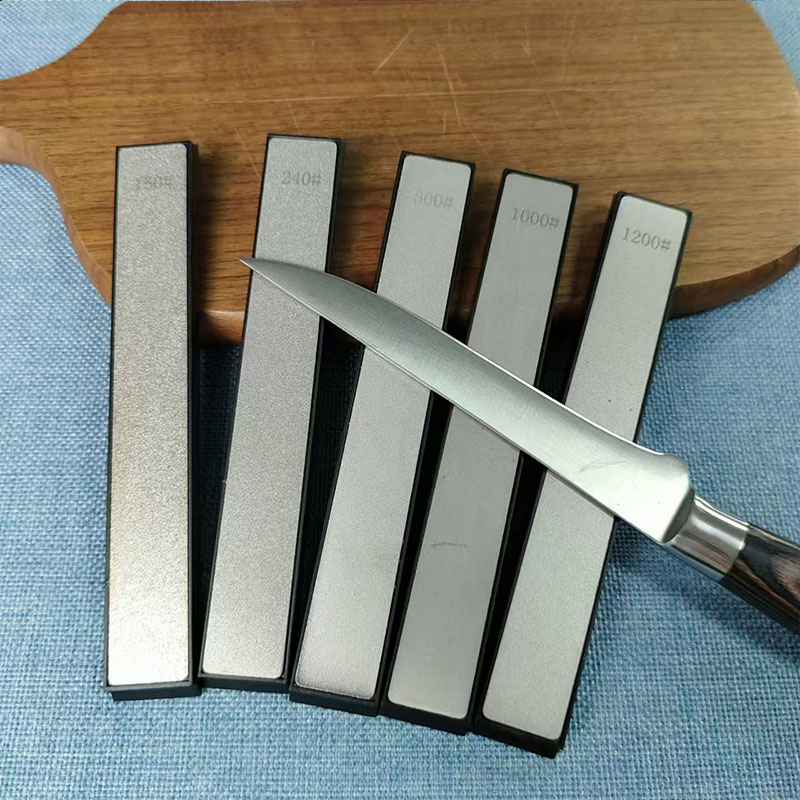 Sharpening Stone Whetstone - مجموعة من 4 أحجار شحذ ماسية