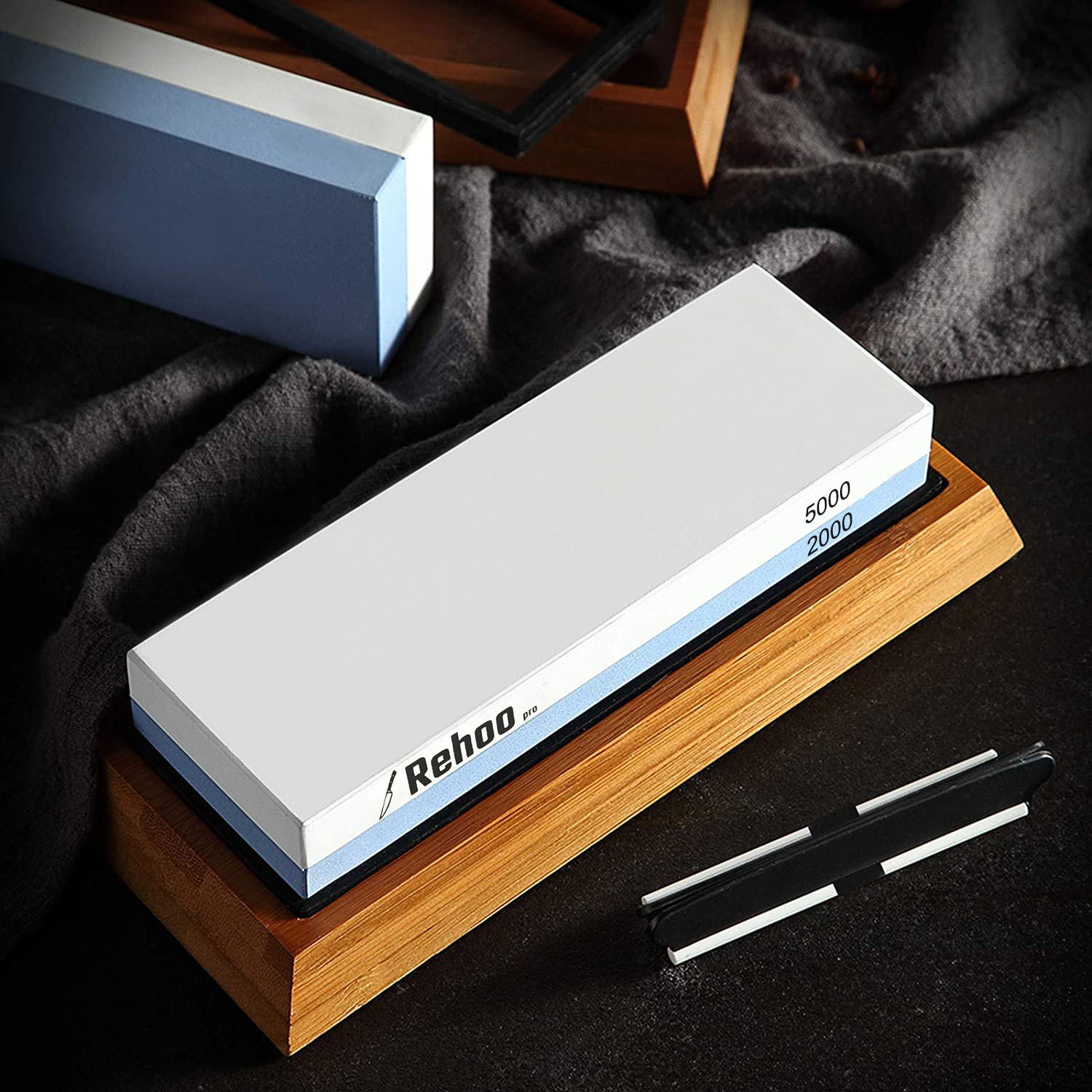 ريهو على الوجهين شحذ الحجر مجم - مراجعة Sharpening Stone Whetstone وسعره
