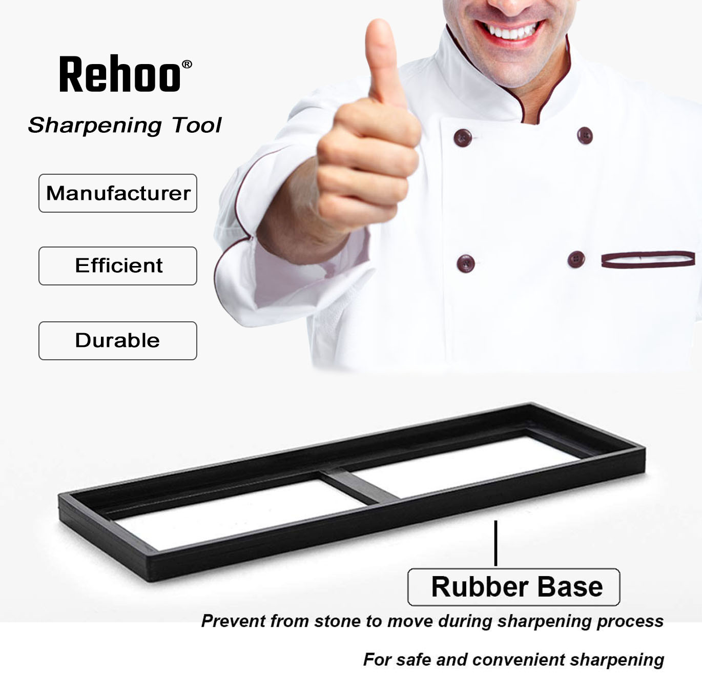ريهو على الوجهين شحذ الحجر مجم - مراجعة Sharpening Stone Whetstone وسعره