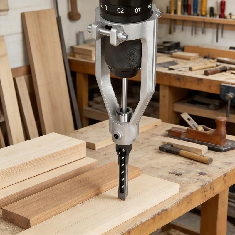 عالية الدقة ثقب مربع دليل حفر  - مراجعة Drill Press Bench وسعره