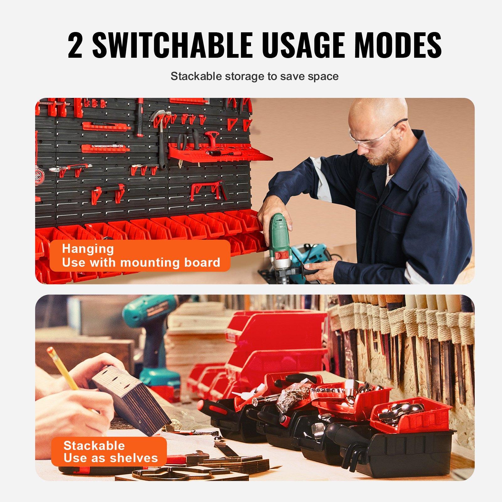منظم أدوات بلاستيكي مثبت على ا - مراجعة Workshop Tools Shelf وسعره