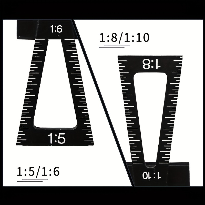 1:5-1:6 1:8-1:10 قالب تحديد ذي - مراجعة Dovetail Marking Guide وسعره