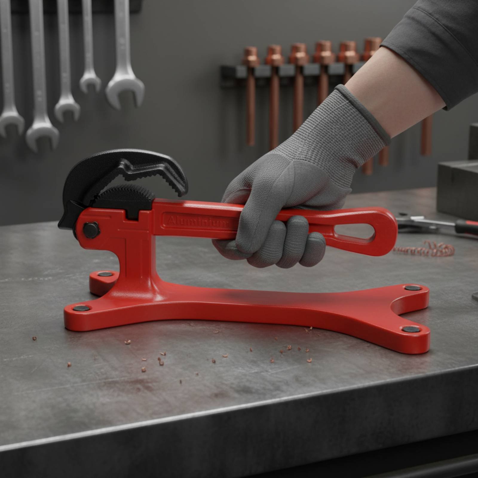 مفتاح أنابيب ذاتي القفل محمول  - مراجعة Tools In The Workshop وسعره