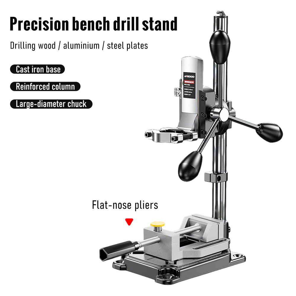 حامل مثقاب قابل للتعديل للمثقا - مراجعة Drill Press Bench وسعره