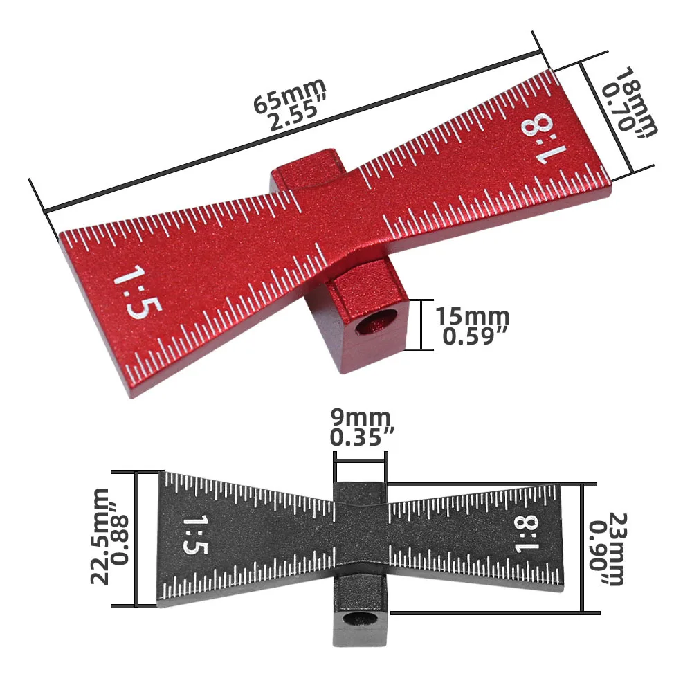 النجارة تتوافق علامة سبائك الأ - مراجعة Dovetail Marking Guide وسعره