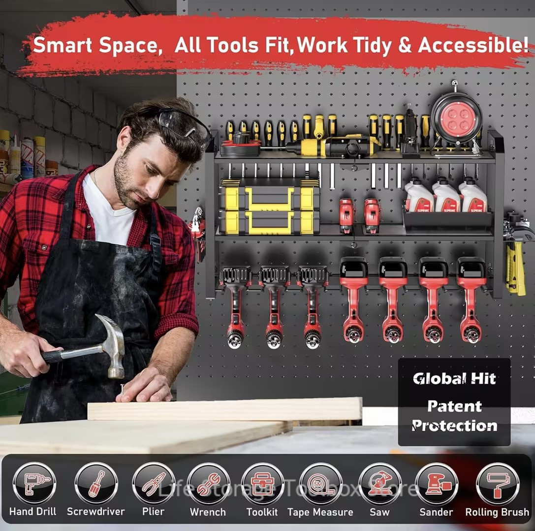 رف تخزين أدوات متعدد الوظائف ل - مراجعة Workshop Tools Shelf وسعره